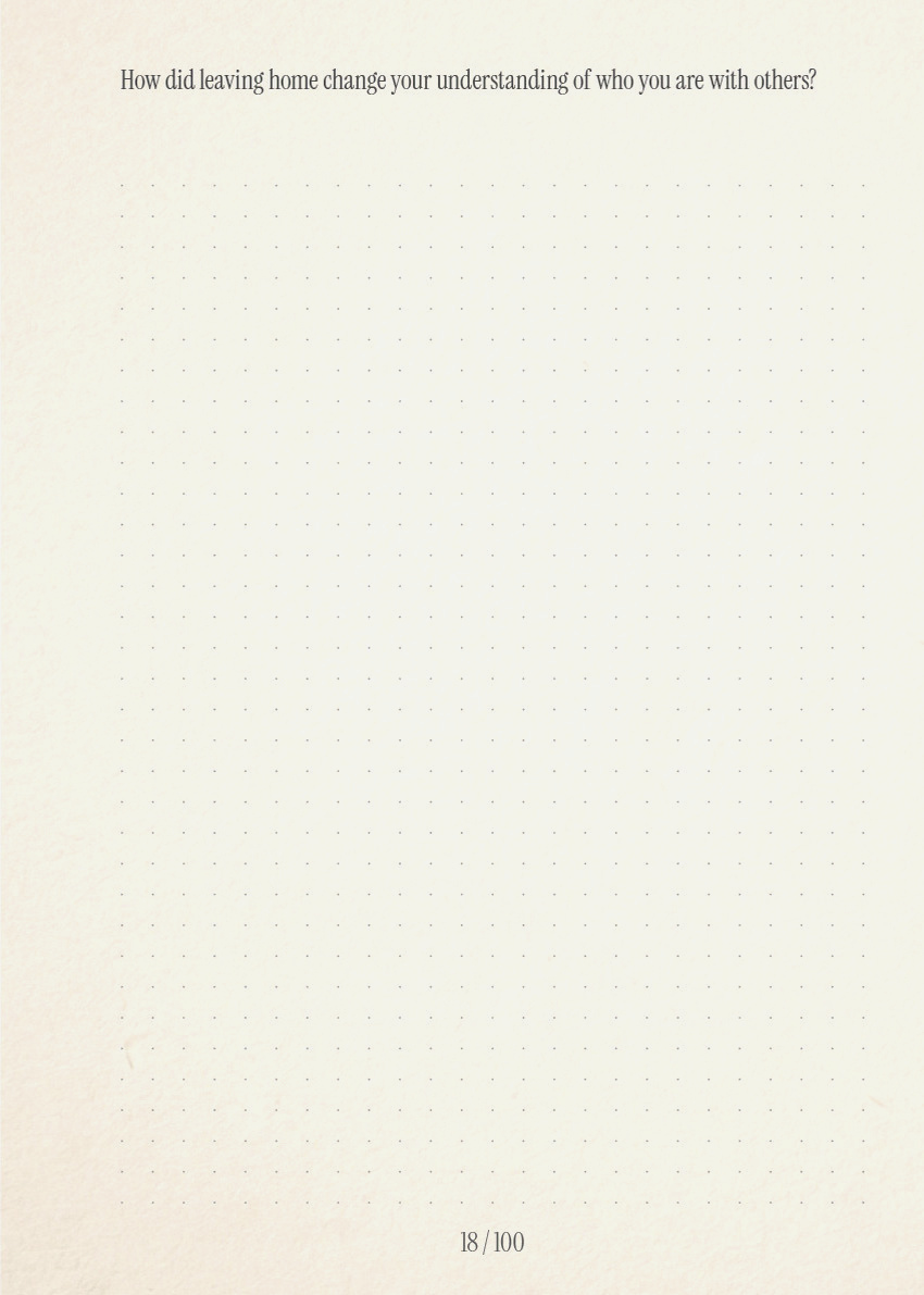 Belonging — interior spread 2