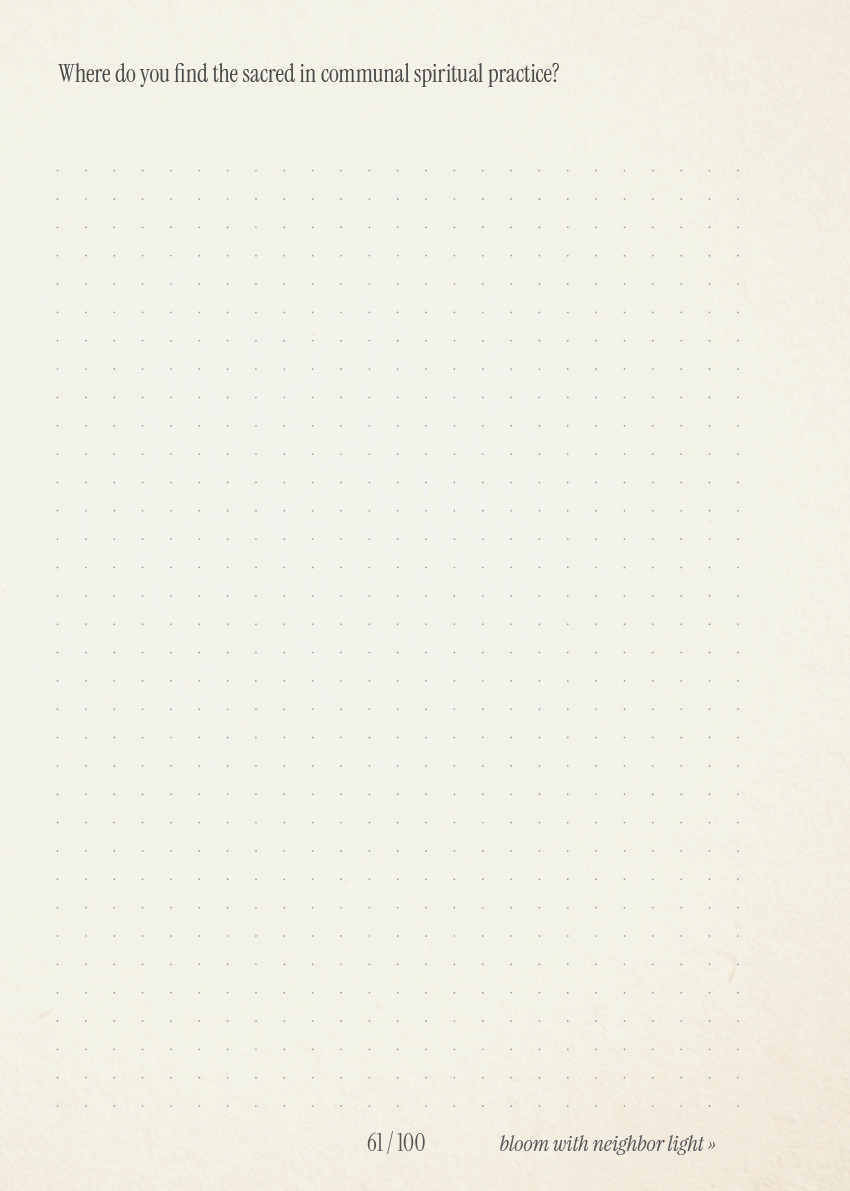 Belonging — interior spread 3