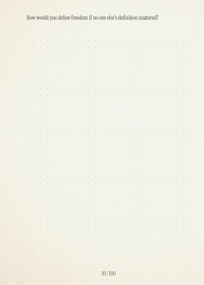 Freedom — interior spread 2